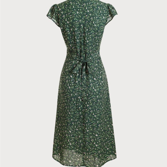 RIHOAS Green Floral Midi Dress - Picture 8 of 9